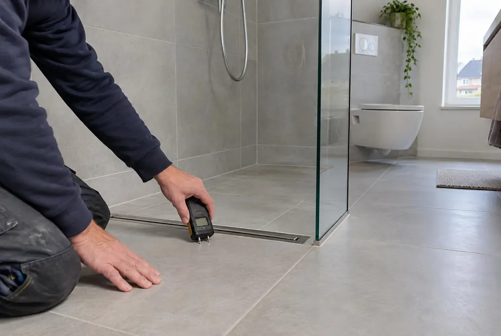 Lekdetectie Ridderkerk – badkamer in een nieuwbouwwoning