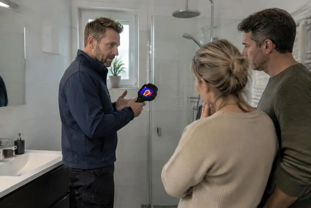 Lekdetectie Ridderkerk – specialist legt bevindingen uit aan bewoner